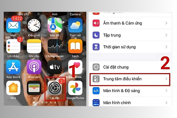 Bật NFC trên iPhone 8 Plus trở về trước bước 1 Bật NFC trên iPhone 8 Plus trở về trước bước 1