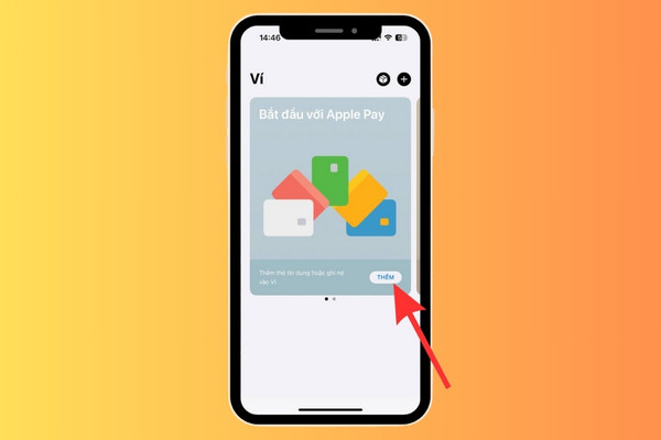 Các bước thêm thẻ ngân hàng vào Apple Pay bước 1