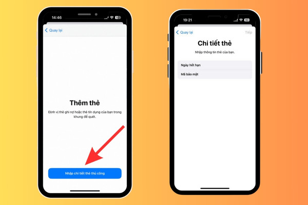 Các bước thêm thẻ ngân hàng vào Apple Pay bước 3
