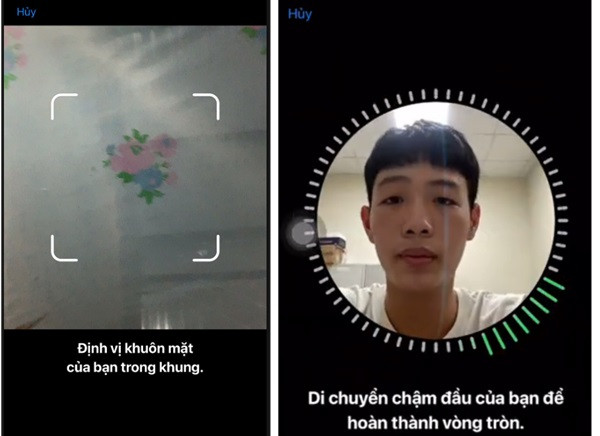 Cách cài Face ID bước 3