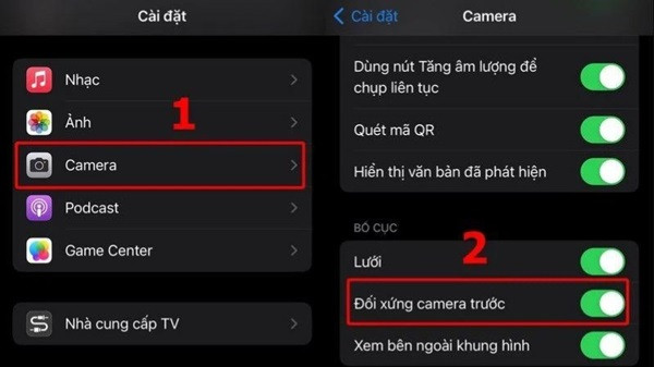Cách chỉnh camera iPhone không bị lệch mặt