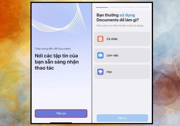 Cách đổi nhạc chuông điện thoại trên iPhone bằng Documents bước 2