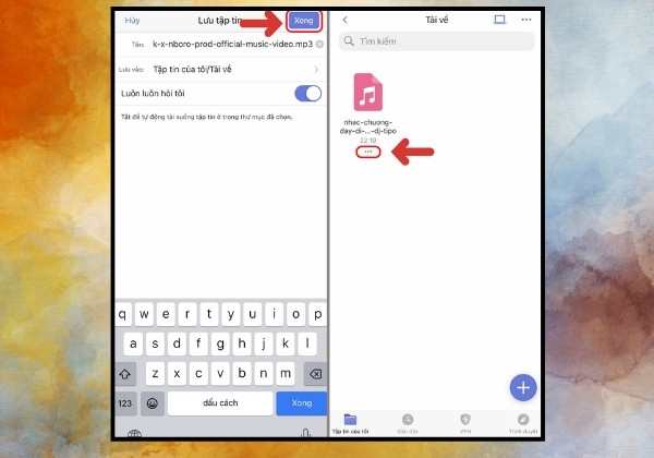Cách đổi nhạc chuông điện thoại trên iPhone bằng Documents bước 4