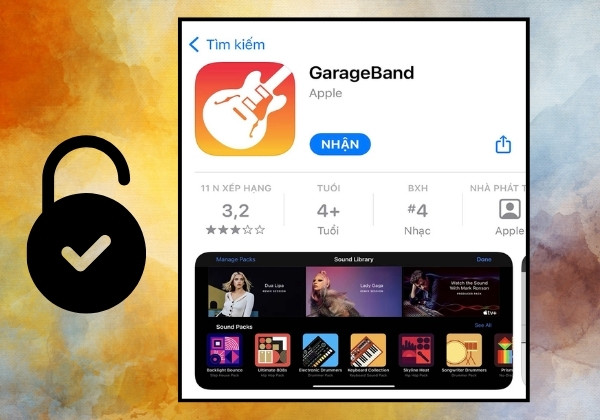 Cách đổi nhạc chuông cho iPhone bằng GarageBand bước 1