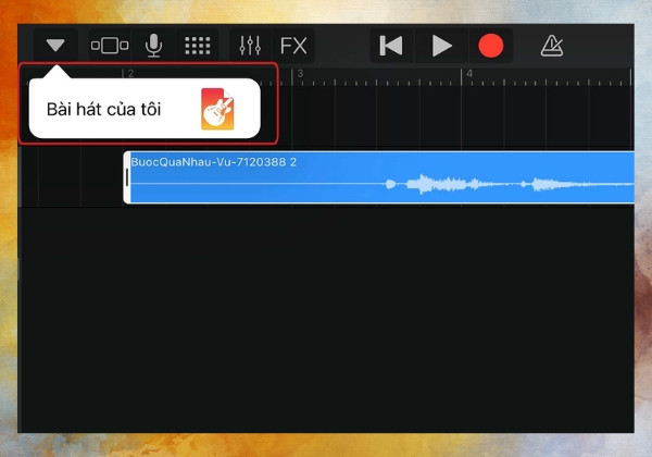 Cách đổi nhạc chuông cho iPhone bằng GarageBand bước 5