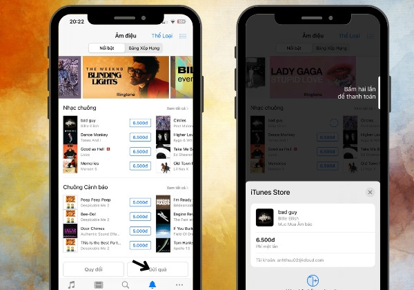 Cách đổi nhạc chuông điện thoại trên iPhone bằng iTunes bước 2