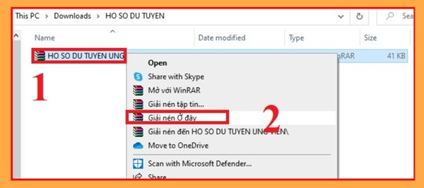 Cách giải nén file Word Cách giải nén file Word