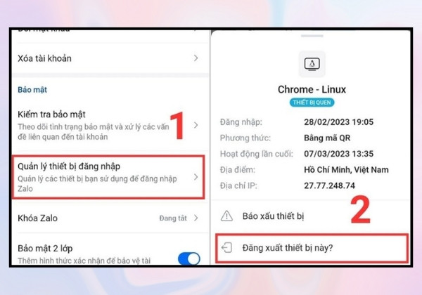Cách lấy lại Zalo khi bị đổi số điện thoại do quên đăng xuất trên thiết bị lạ  2