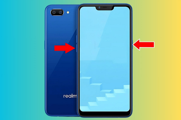 Cách reset cho điện thoại Realme bằng phím cứng bước 2