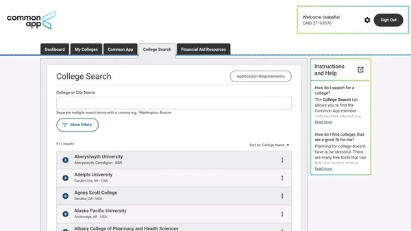 Lưu ý khi sử dụng Common App Lưu ý khi sử dụng Common App