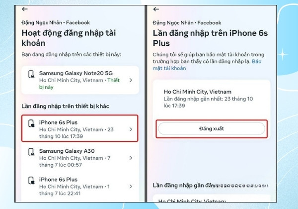 Đăng xuất Messenger từ Facebook để bảo mật tài khoản bước 5