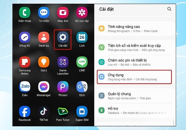 Đăng xuất tài khoản Messenger bằng cách xóa dữ liệu ứng dụng bước 1