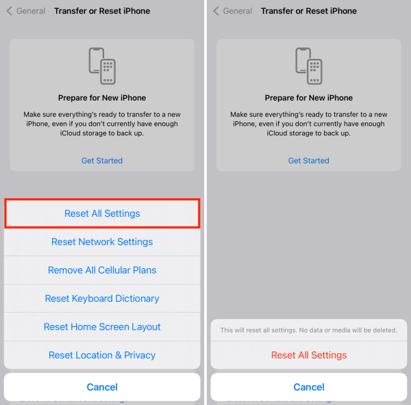 Đặt lại cài đặt iPhone 14 Đặt lại cài đặt iPhone 14