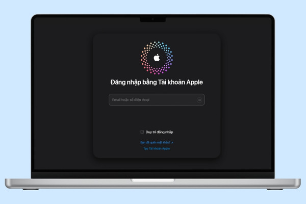 Dùng Apple ID bước 2 Dùng Apple ID bước 2