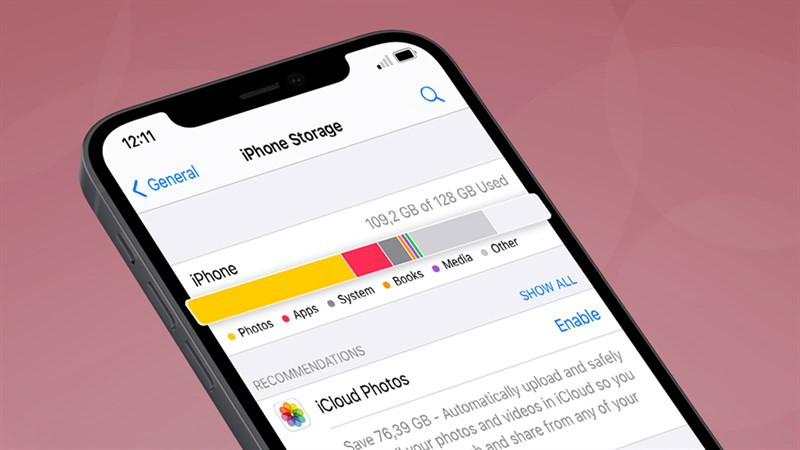 Dung lượng bộ nhớ iPhone bị sai Dung lượng bộ nhớ iPhone bị sai