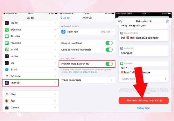 Dùng phím tắt Siri Shortcut để kiểm tra số lần sạc 1