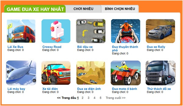 Game hay 24h cho những tay đua