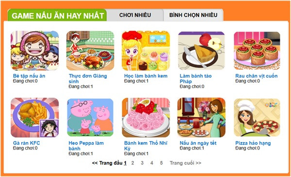 Game 24h nông trại, nấu ăn