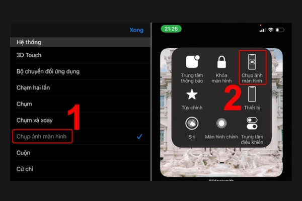 Hướng dẫn cách cài đặt chụp màn hình iPhone với phím home ảo bước 4 Hướng dẫn cách cài đặt chụp màn hình iPhone với phím home ảo bước 4