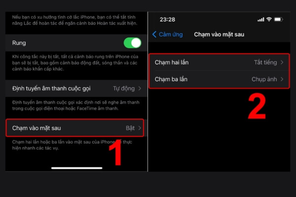 Hướng dẫn cài đặt chụp màn hình iPhone gõ sau lưng tiện lợi bước 3 Hướng dẫn cài đặt chụp màn hình iPhone gõ sau lưng tiện lợi bước 3