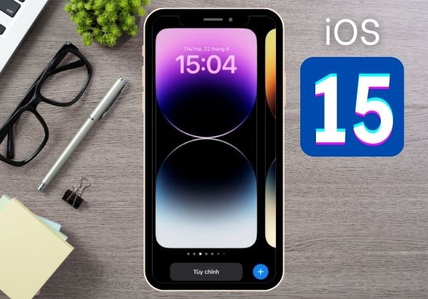 Hướng dẫn chi tiết cách đổi màu giờ trên iPhone iOS 15 bước 1