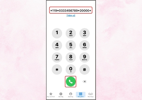 Hướng dẫn chuyển tiền, bắn tiền điện thoại MobiFone 2