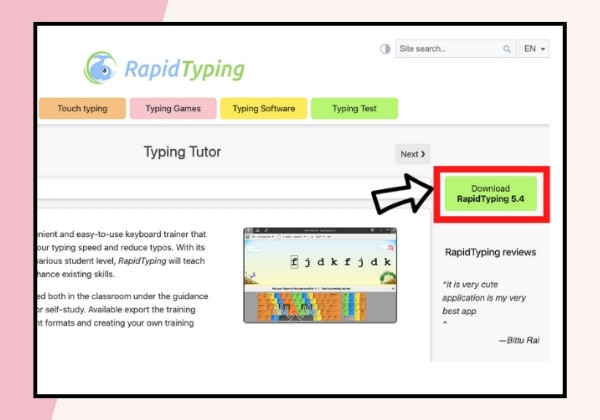 Hướng dẫn tải phần mềm Rapid Typing đơn giản nhất 1