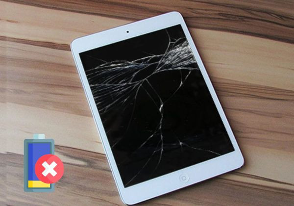 iPad bị rơi, va đập mạnh
