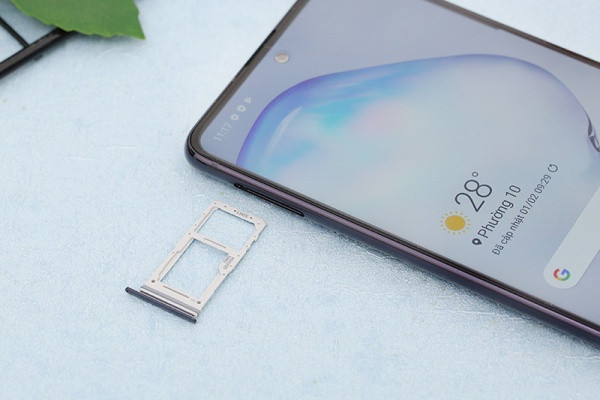 Khay SIM Samsung Note 10 Lite hư hỏng