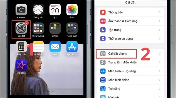 Khôi phục cài đặt gốc iPhone