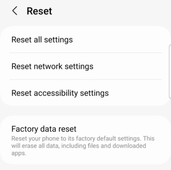 Khôi phục cài đặt gốc Note 10 Khôi phục cài đặt gốc Note 10