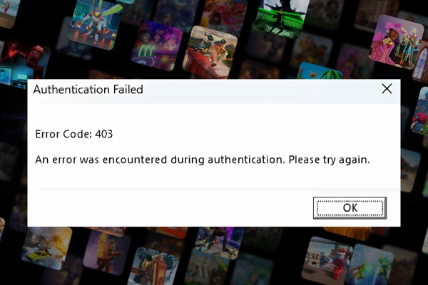 Lỗi 403 trên Roblox