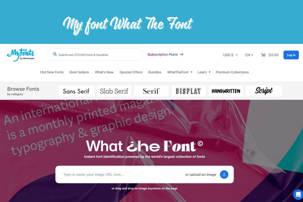 My font What The Font