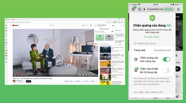 Nghe nhạc không quảng cáo Youtube miễn phí
