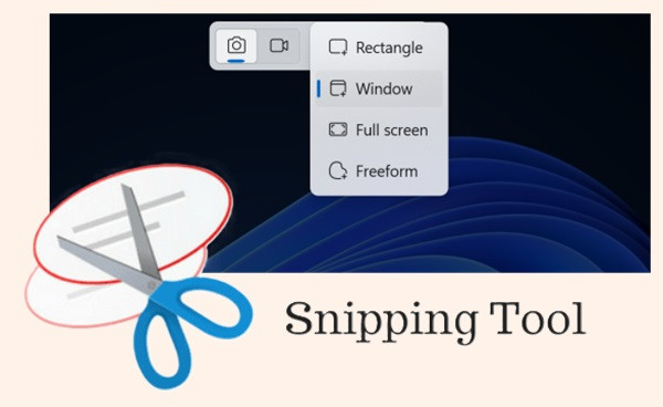 Phần mềm chụp ảnh màn hình Snipping Tool