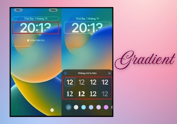 Sáng tạo với hiệu ứng Gradient