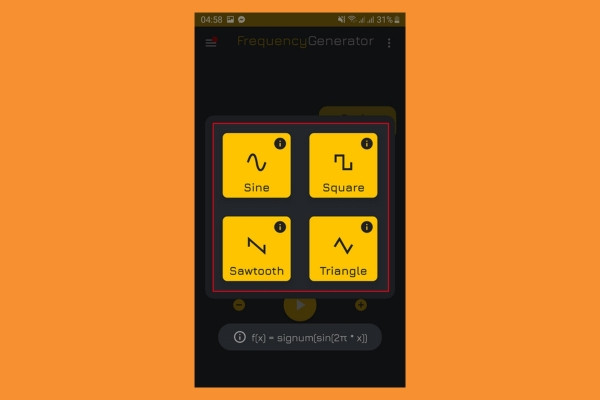 Sử dụng âm thanh đẩy nước khỏi loa Android bước 2