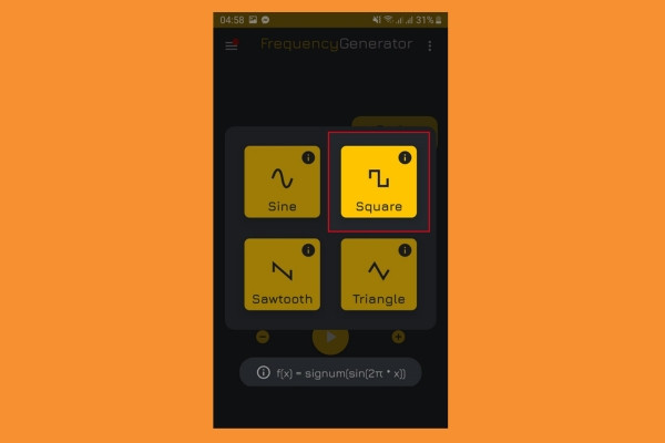 Sử dụng âm thanh đẩy nước khỏi loa Android bước 3