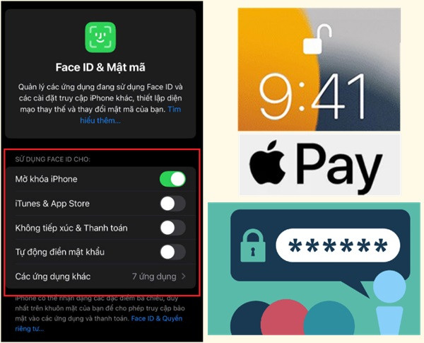 Sử dụng Face ID