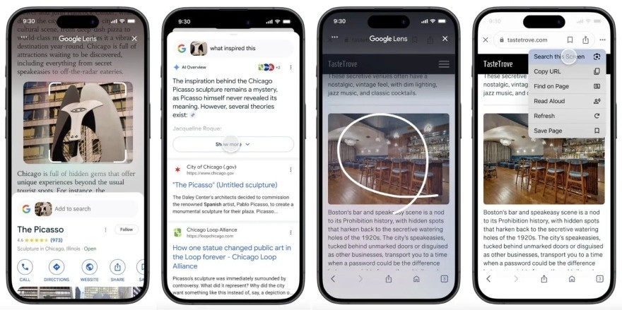 Sử dụng Google Circle tìm kiếm trên iPhone, iPad