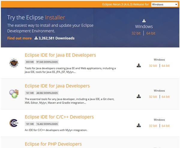 Tải Eclipse