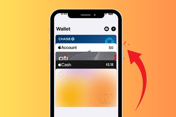 Thanh toán trên iPhone bước 1
