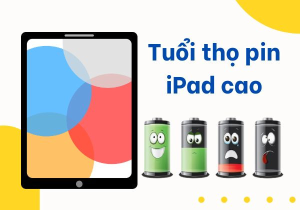 Tuổi thọ pin iPad cao