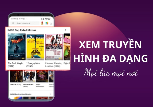 Vidmate cho phép xem truyền hình Vidmate cho phép xem truyền hình