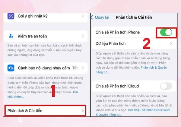 Xem số chu kỳ sạc qua dữ liệu phân tích của Apple