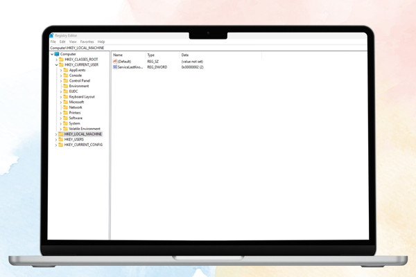 Xóa Registry Editor bước 2