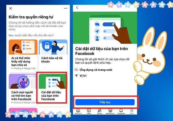 Cách bật vị trí trên Facebook cho người chưa biết bước 2