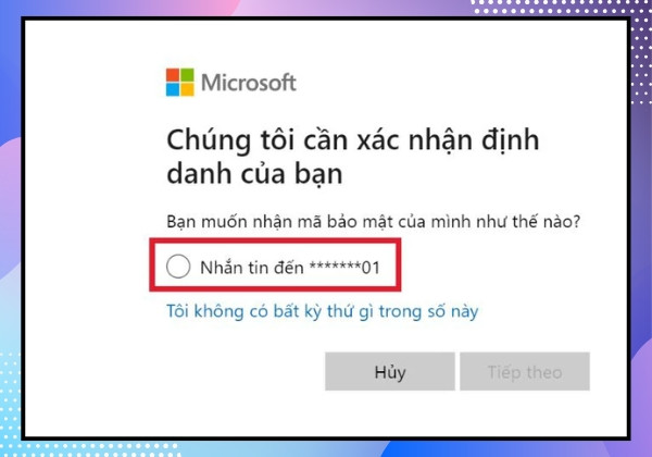 Cách đổi mật khẩu laptop Win 10 khi quên mật khẩu bằng tài khoản Outlook bước 3