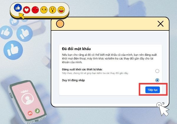 Cách lấy lại Facebook không cần mã xác nhận trên thiết bị khác bước 5