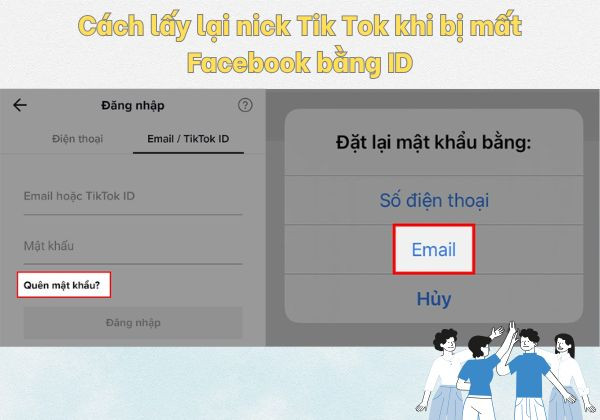 Cách lấy lại nick Tik Tok khi bị mất Facebook bằng ID 2